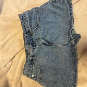 Garage Light Blue Denim Shorts